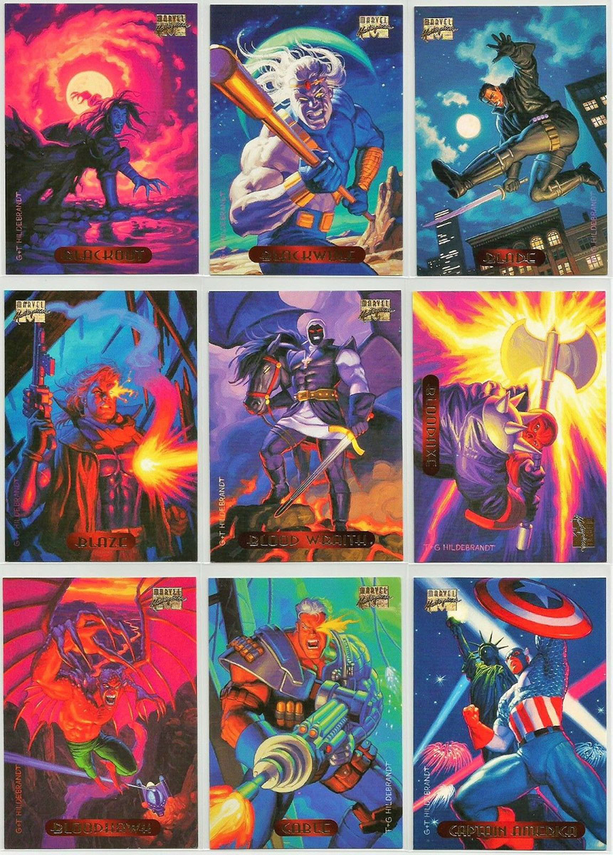 1994 Marvel Masterpieces Muddy Colors