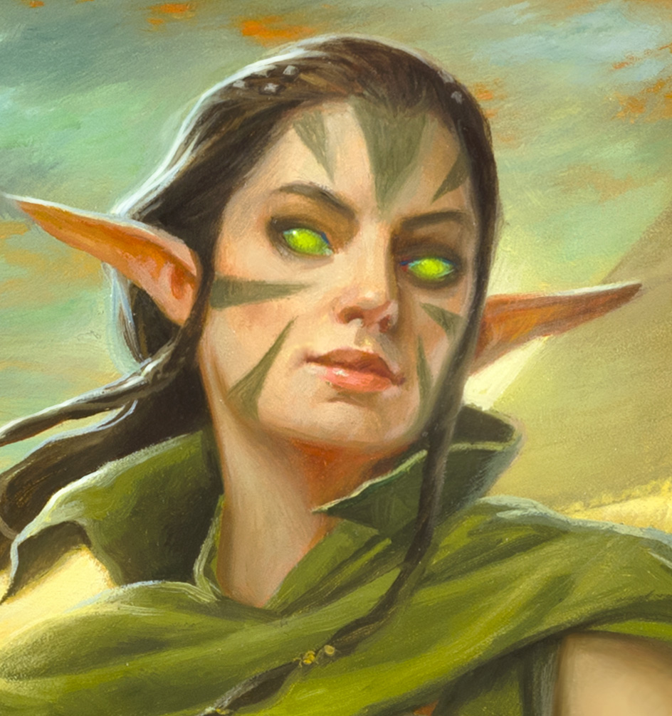 Painting a Planeswalker – Nissa, Steward of Elements