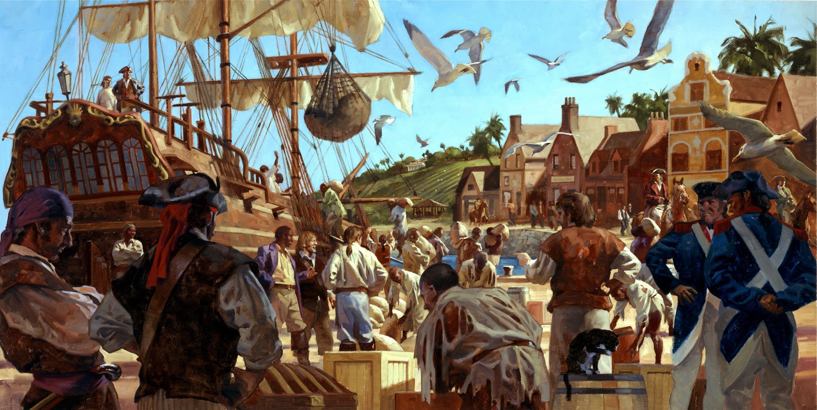 Pirate Paintings for National Geographic Pt. 7