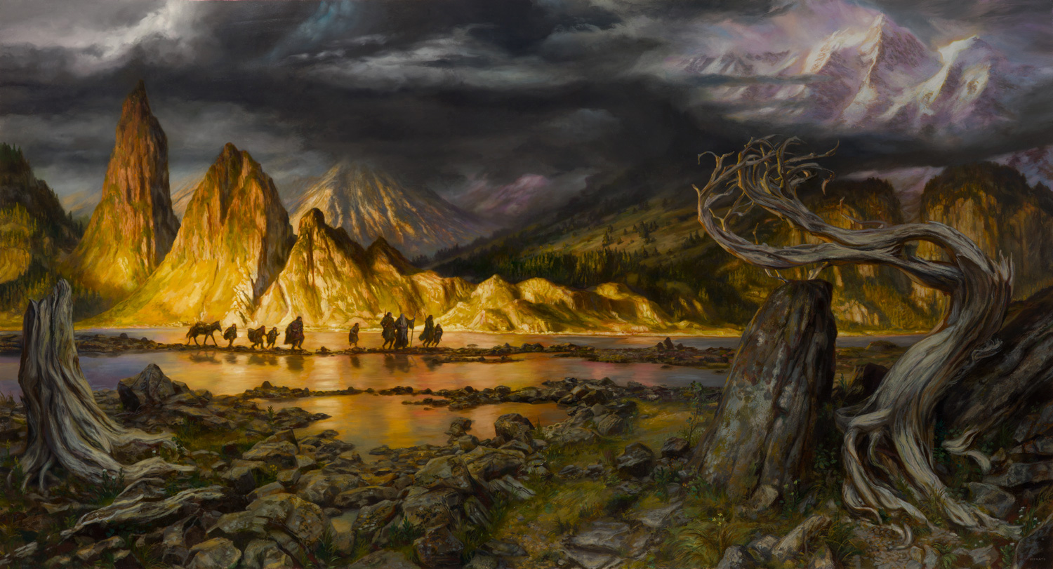 Epic Painting – The Fellowship of the Ring