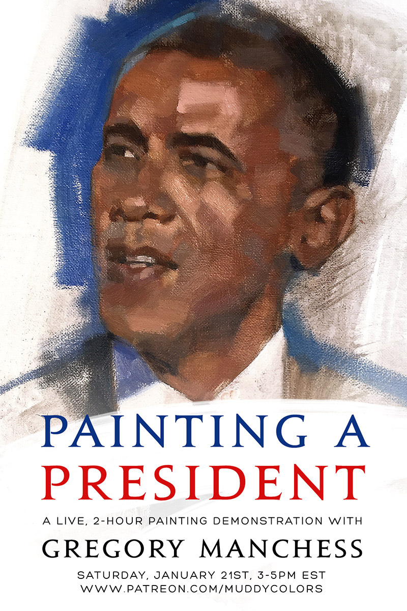 Painting Obama