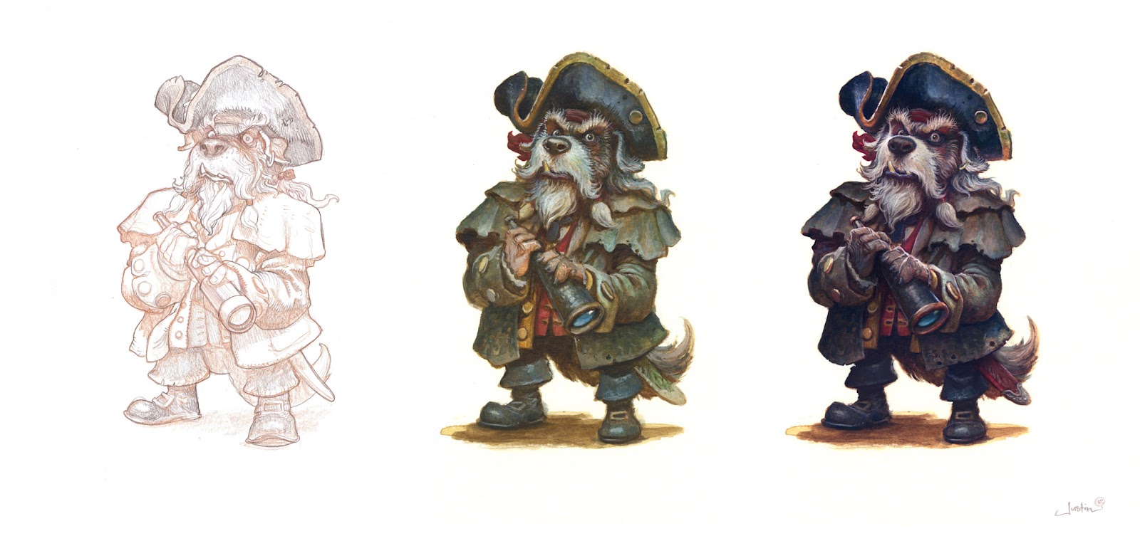 Billy Bones Character Design Process