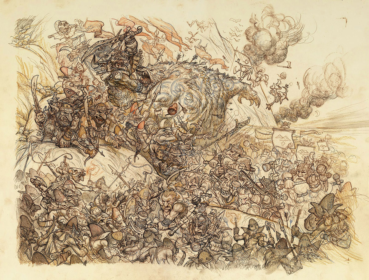 Battle of Five Armies: Tight Drawing