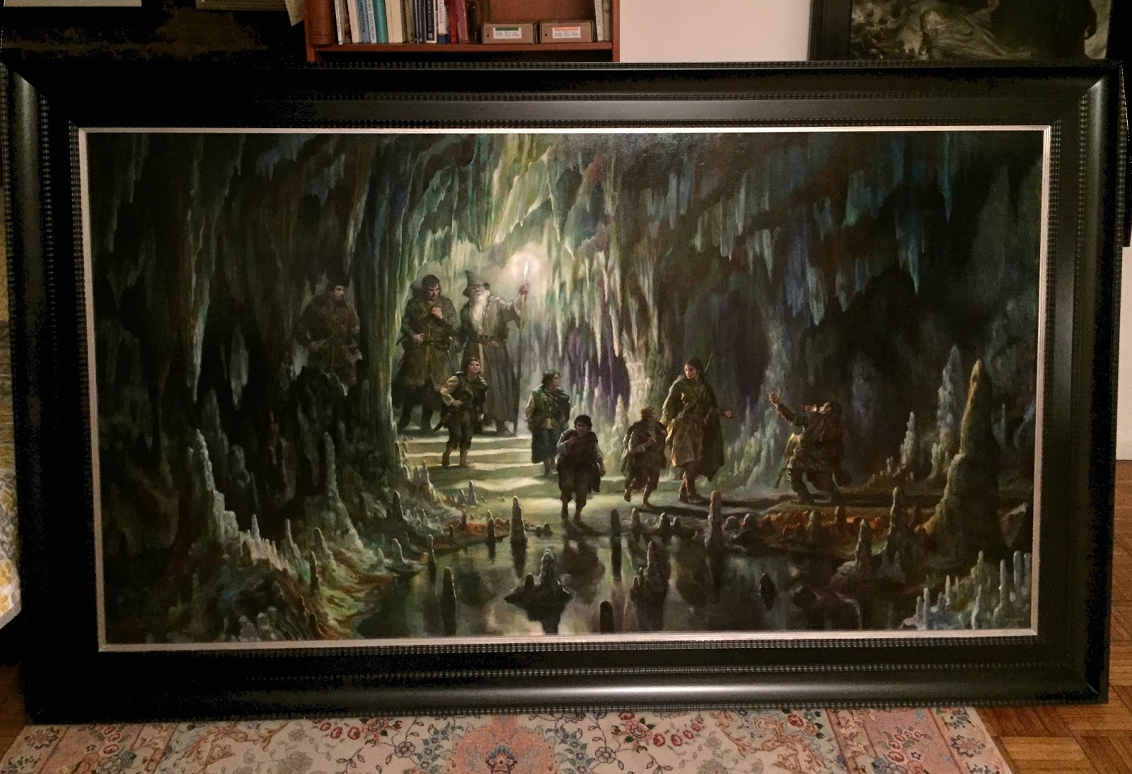 Epic painting – The Fellowship of the RIng in Moria