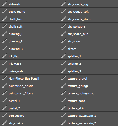 Photoshop Brushes