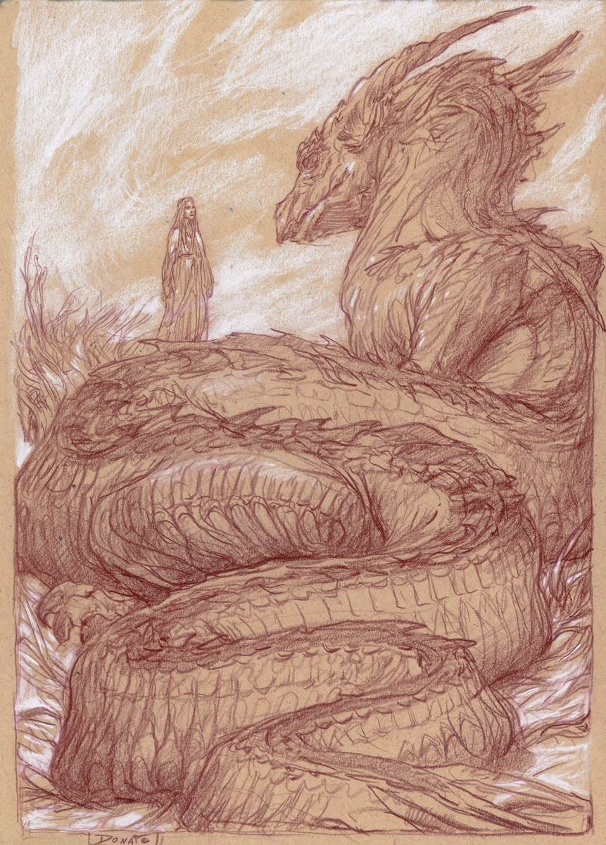 Donato Giancola - Nienor and Glaurung, 2013