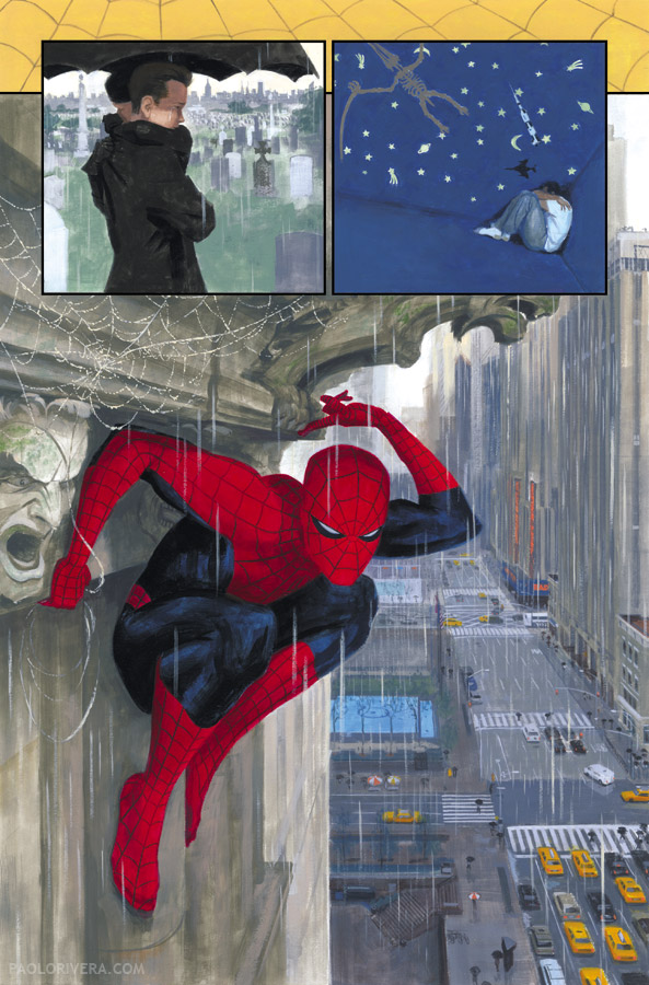 Painting Spider-Man