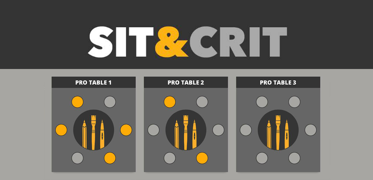 Give & Get Helpful Critiques at ‘Sit & Crit’!