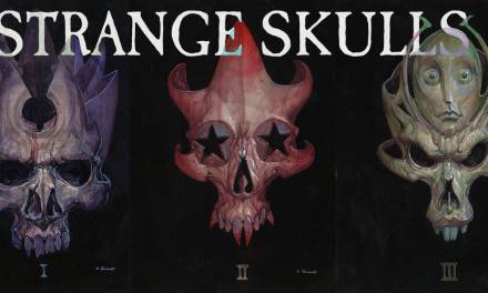 Strange Skulls- Acrylic Ink Adventure