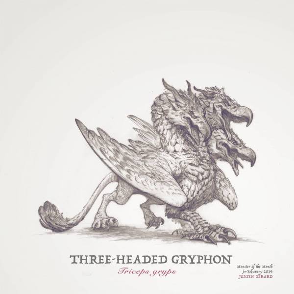 “The Three-Headed Gryphon” | Muddy Colors