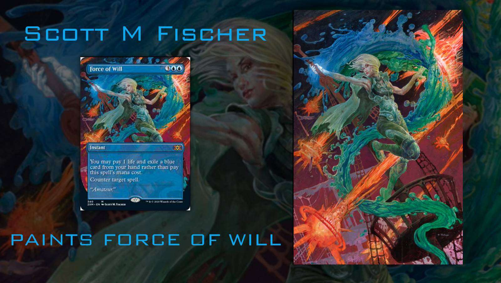 Scott Fischer paints ‘Force of Will’