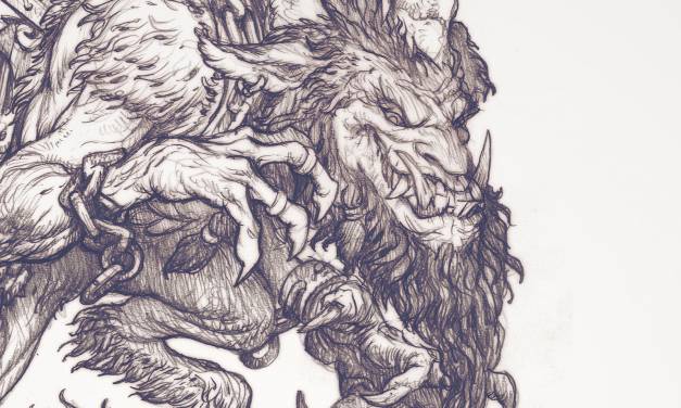 “The Krampus” Drawing Timelapse