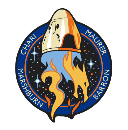 SpaceX Dragon Crew 3 Patch Design