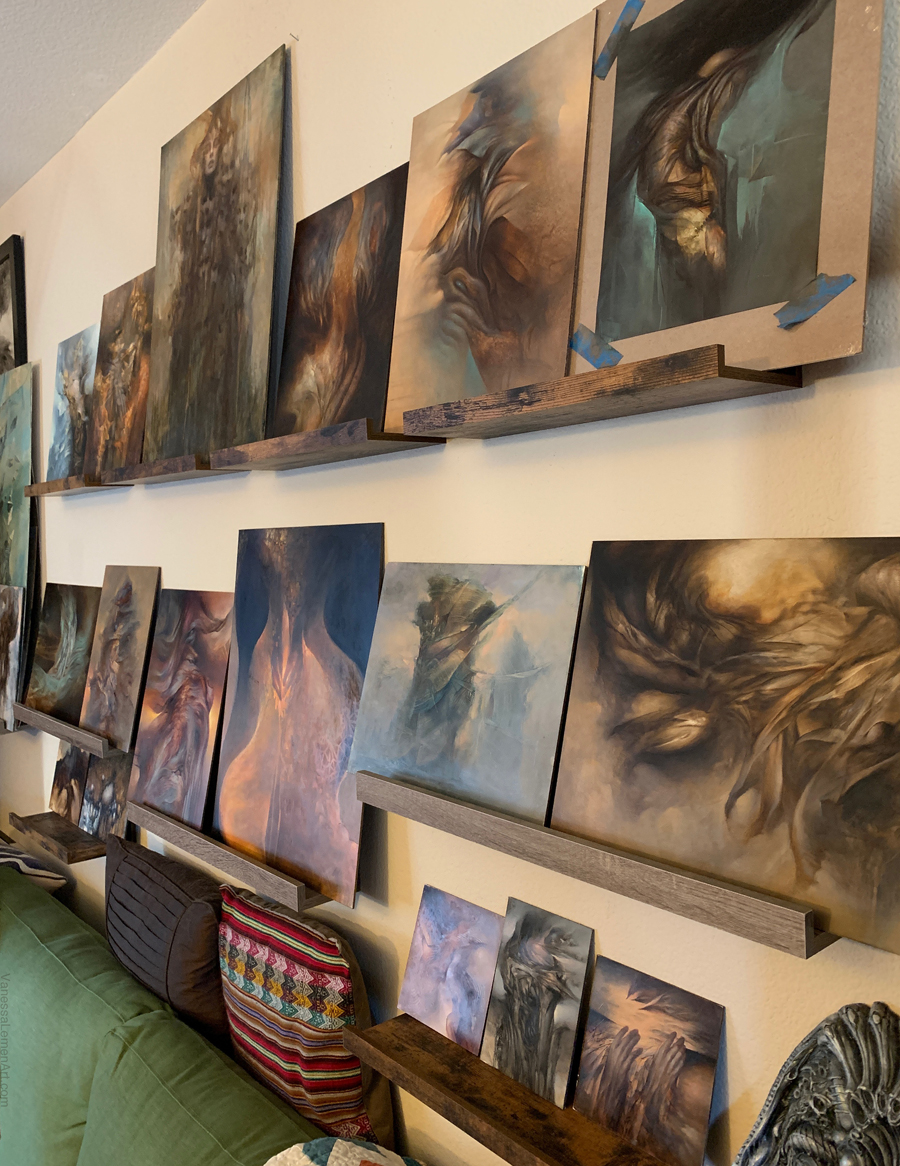 In My Studio – Painting Storage and Drying Racks