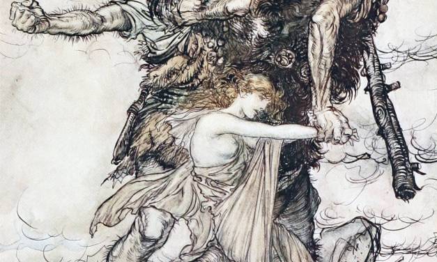 Breaking it Down: 10 things about Arthur Rackham’s ‘Rhinegold and the Valkyries’ drawing.