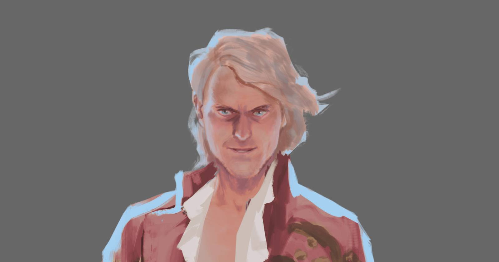 Character Design, Pt 4 – Starting Color with Gradient Maps and History Brush