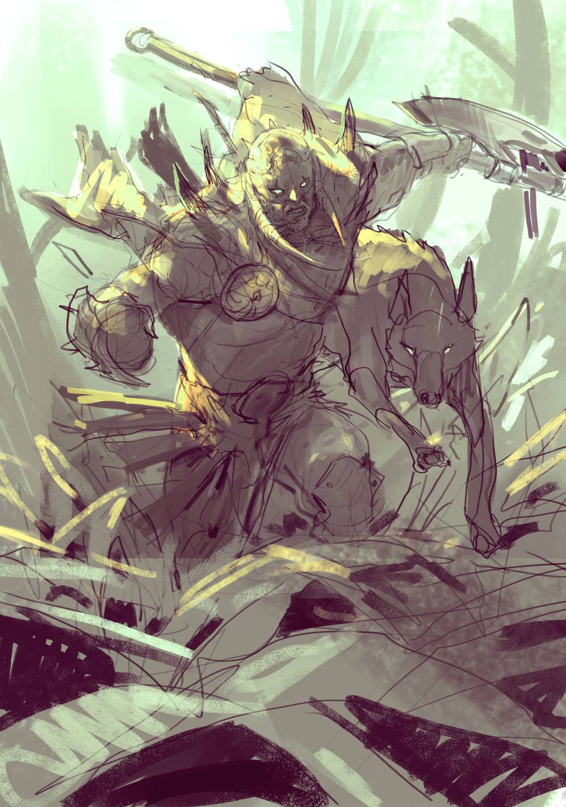 Garruk, Caller of Beasts | Muddy Colors