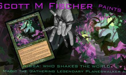 Fischer Paints: Nissa- Who Shakes the World- legendary Planeswalker art