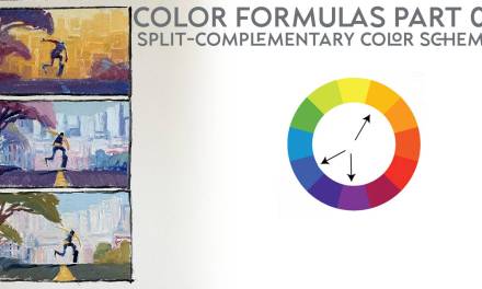 Color Theory Part 14:  Color Formulas 01 – Split-Complementary Color Schemes