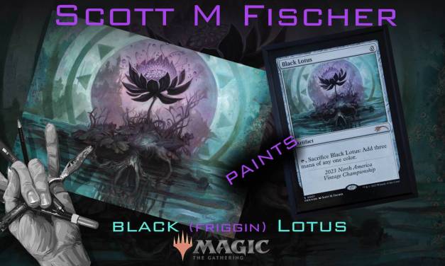 Fischer Paints- ‘BLACK LOTUS’    Magic: The Gathering