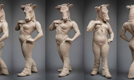 Free Standing Clay Sculpture