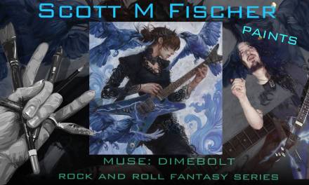 Fischer Paints: Muse- Dimebolt  and… designing Sebastian Bach’s new album art. What!?
