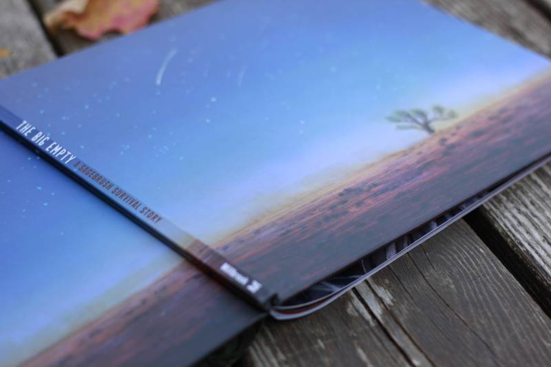 night scene of the desert from the big empty by kirbi fagan